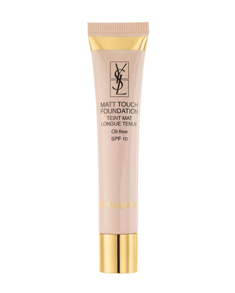 ysl matt touch foundation oil free spf 10|MATT TOUCH FOUNDATION SPF 10 Oil.